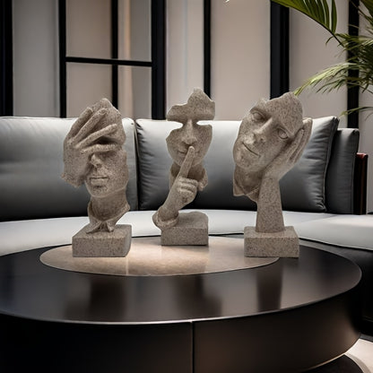 3pcs spring new abstract art decoration