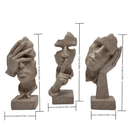 3pcs spring new abstract art decoration