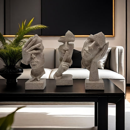 3pcs spring new abstract art decoration