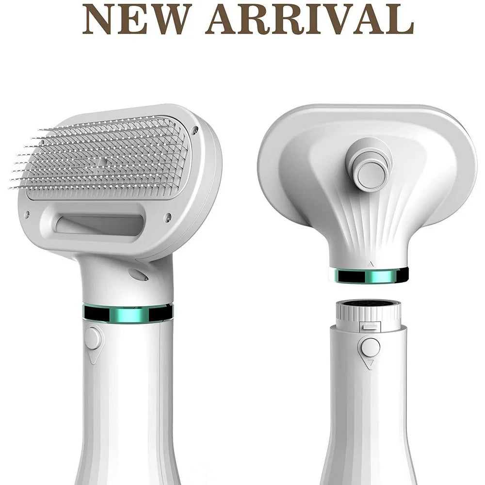 Pet Hair Dryer Dog Grooming Hair Dryer With Shaving Brush Adjustable Temperature Pet Hair Dryer Supplies