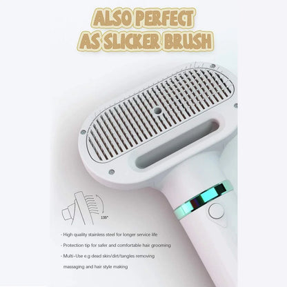 Pet Hair Dryer Dog Grooming Hair Dryer With Shaving Brush Adjustable Temperature Pet Hair Dryer Supplies