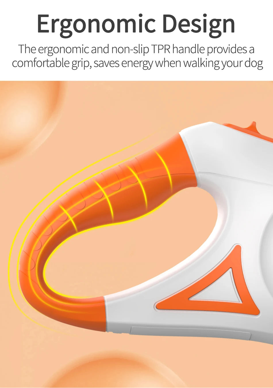 ROJECO 3M Retractable Dog Leash Roulette with LED Light Luminous Pets Leash for Puppy Dogs Outdoor Walking Running Traction Rope